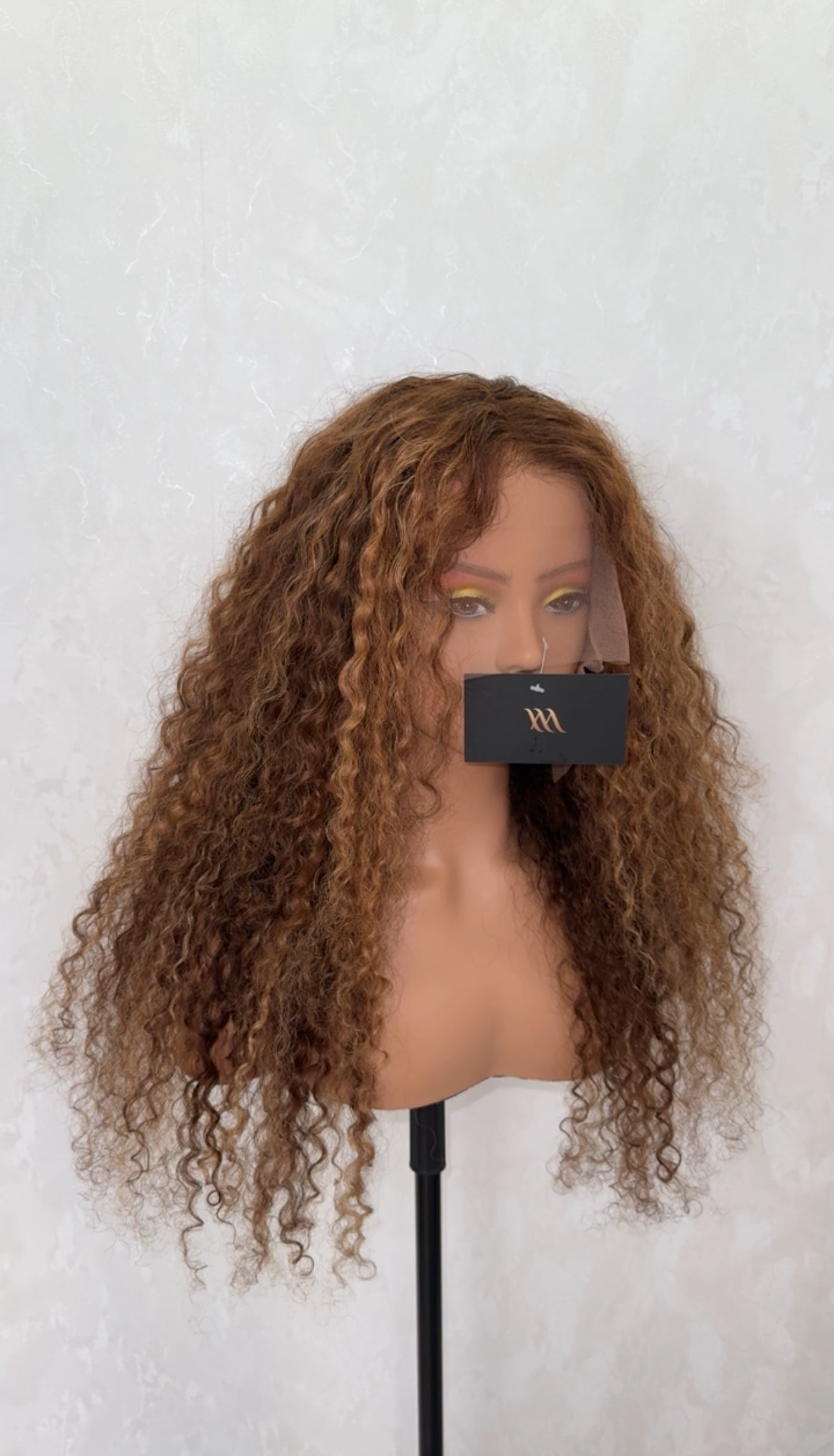 Millacare Caribbean curly highlighted frontal wig