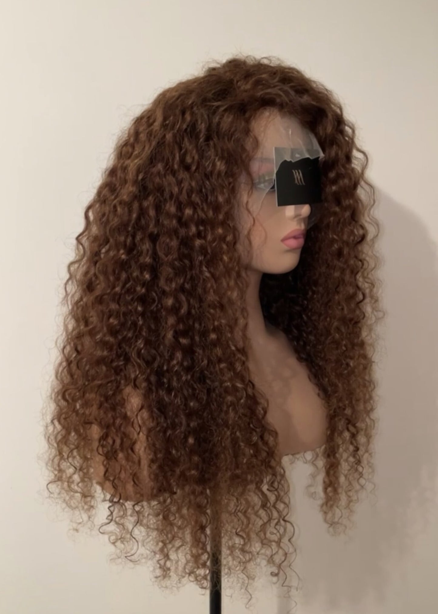 Millacare Moroccan curly light brown 13x4 frontal wig
