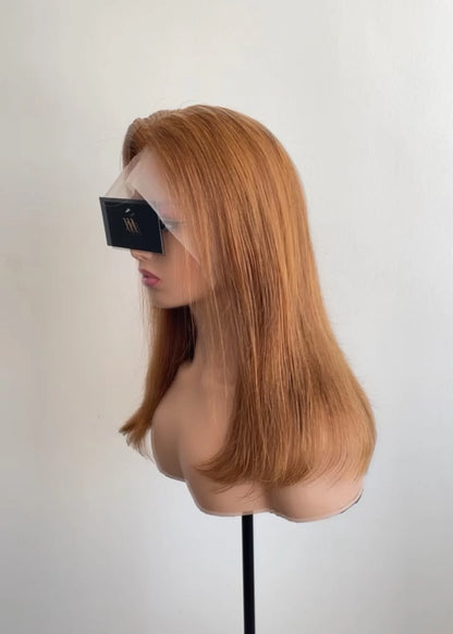 Millacare Indian straight 13x4 orange wig