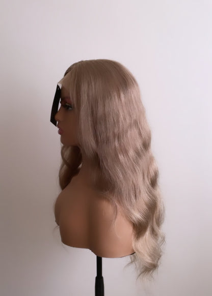 Millacare Caramel blonde with soft highlights 5x5 closure wig