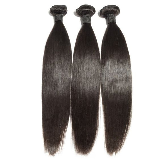 Indian hair straight color #1B naturel dark brown