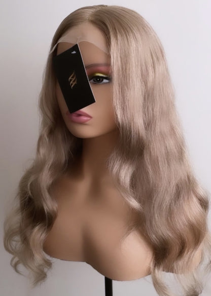 Millacare Caramel blonde with soft highlights 5x5 closure wig