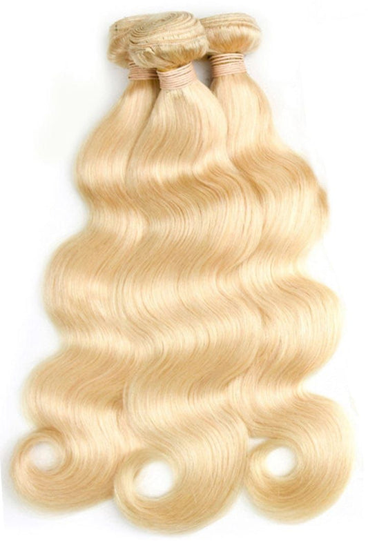 Indian hair bodywave color #613 blonde