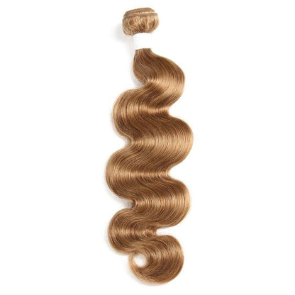 Indian hair bodywave color #27 honey blonde