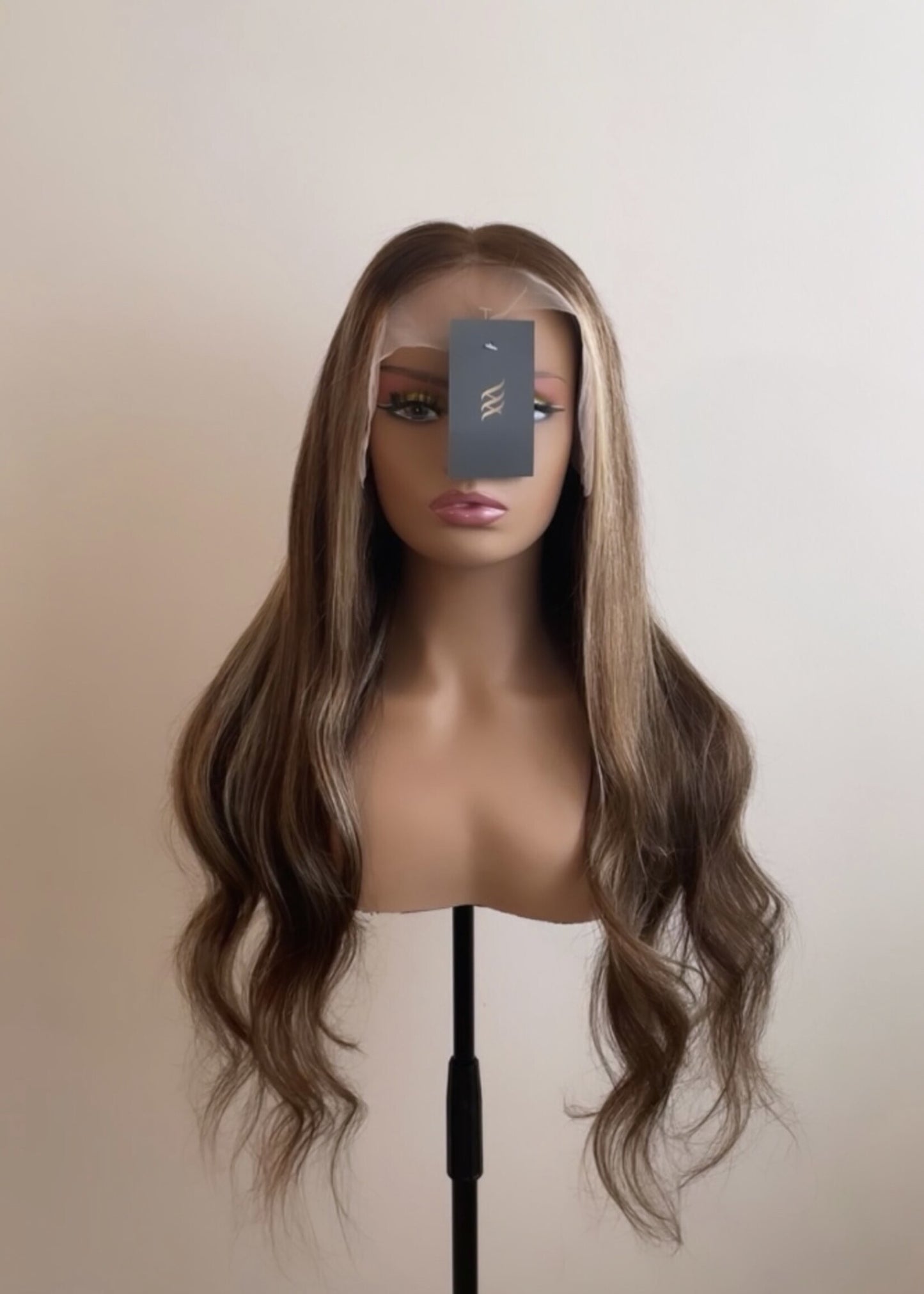 Millacare Highlighted warm blonde 13x4 frontal wig
