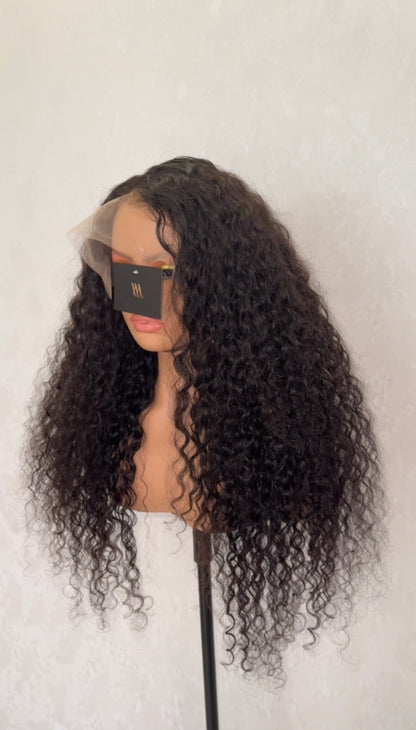 Millacare Moroccan curly 13x4 frontal wig