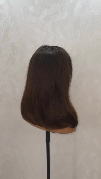 Millacare warm brown 13x4 frontal wig
