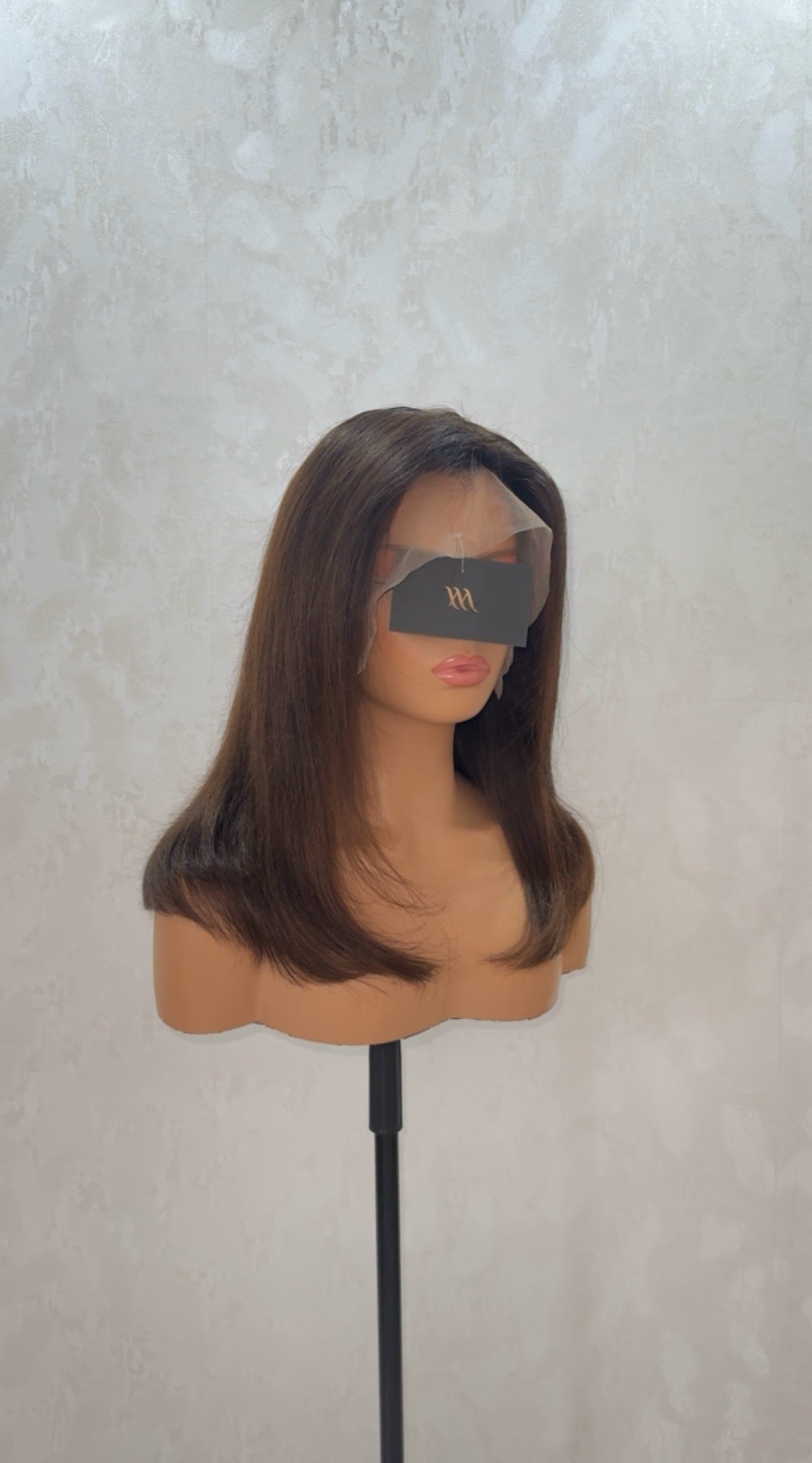 Millacare warm brown 13x4 frontal wig