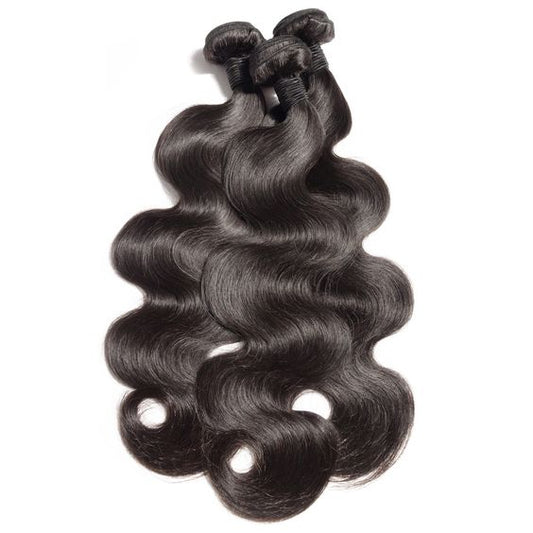 Indian hair bodywave #1B naturel dark brown