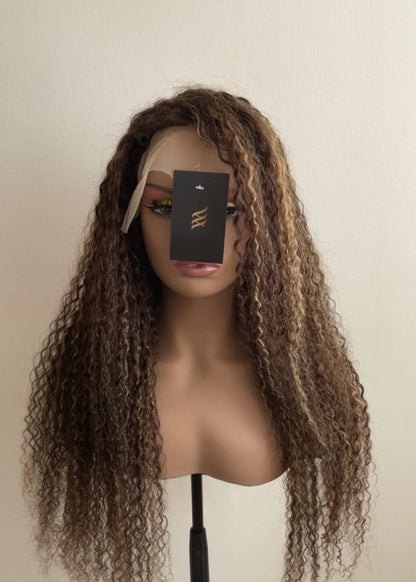 Millacare Highlighted 13x4 frontal wig
