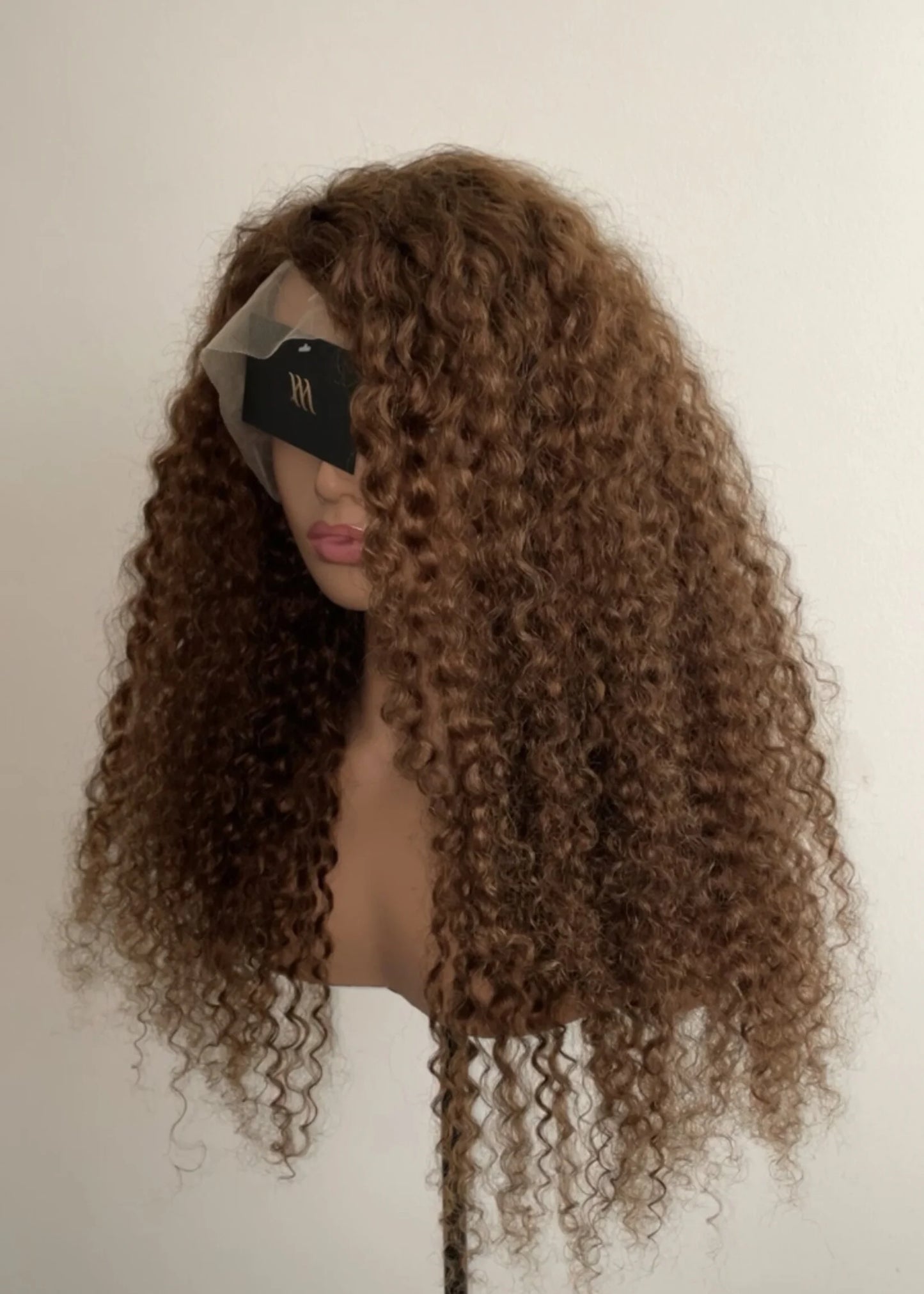 Millacare Moroccan curly light brown 13x4 frontal wig